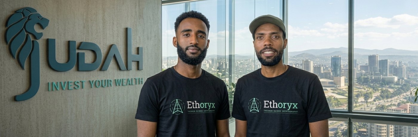 The Ethoryx founders in Addis Ababa